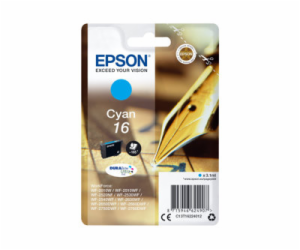 Epson 16 - 3.1 ml - azurová - originální - blistr s RF al...