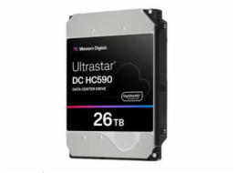 WD Ultrastar DC HC590 0F65672 - Pevný disk - Datové centrum - šifrovaný - 26 TB - interní - 3.5" - SATA 6Gb/s - 7200 ot/min. - vyrovnávací paměť: 512 MB - TCG Encryption