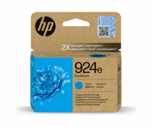 HP 924e EvoMore - Azurová - originální - inkoustová cartr...