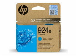 HP 924e EvoMore - Azurová - originální - inkoustová cartridge - pro Officejet Pro 8130e