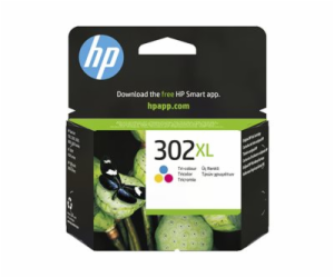 HP 302XL - 8 ml - Vysoká výtěžnost - barva (azurová, purp...