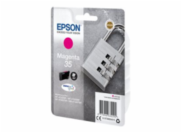 Epson 35 - 9.1 ml - purpurová - originální - blistr s RF / akustickým alarmem - inkoustová cartridge - pro WorkForce Pro WF-4720, WF-4720DWF, WF-4725DWF, WF-4730, WF-4730DTWF, WF-4740, WF-4740DTWF