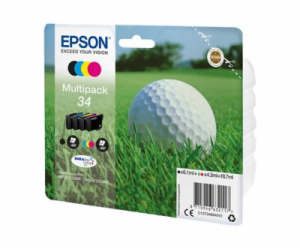 Epson 34 Multipack - 4-balení - černá, žlutá, azurová, pu...