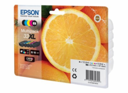 Epson 33XL Multipack - 5-balení - 47 ml - XL - černá, žlutá, azurová, purpurová, foto černá - originální - blistr s RF / akustickým alarmem - inkoustová cartridge - pro Expression Premium XP-530, XP-6