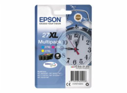 Epson 27XL Multipack - 3-balení - 31.2 ml - XL - žlutá, azurová, purpurová - originální - blistr s RF alarmem - inkoustová cartridge - pro WorkForce WF-3620, WF-3640, WF-7110, WF-7210, WF-7610, WF-762