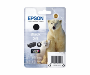 Epson 26 - 6.2 ml - černá - originální - blistr s RF / ak...