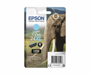 Epson 24XL - 9.8 ml - XL - světle azurová - originální - ...