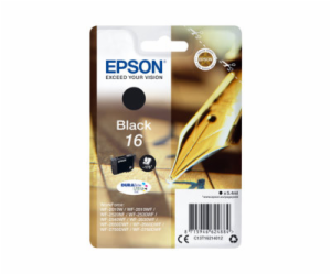 Epson 16 - 5.4 ml - černá - originální - inkoustová cartr...