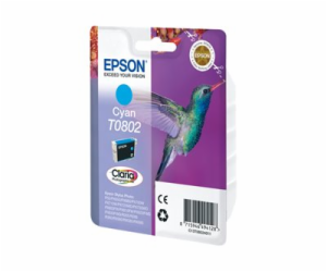 Epson T0802 - Azurová - originální - blistr s RF / akusti...