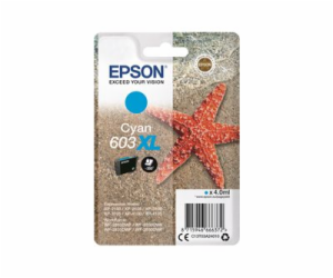 Epson 603XL - 4 ml - XL - azurová - originální - blistr s...