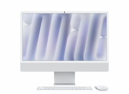 Apple iMac 24/23,5"/4480 x 2520/M4/16GB/256GB SSD/M4/Sequoia/Silver/1R