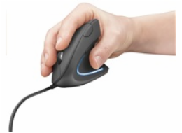 TRUST Myš Verto ergonomic mouse USB, black (černá)