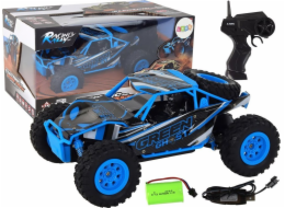 LeanToys dálkově ovládané terénní auto R/C 1:24 modré