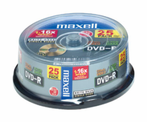 Maxell DVD-R 4,7 GB 16x 25 kusů (275520.30.CN)