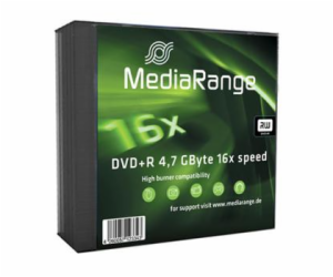 DVD+R MediaRange 4,7GB  16x slimcase (5pack)