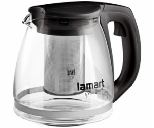 Lamart LT7025 Konvice na čaj VERRE 1,1 l, černá