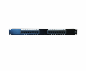 DATACOM Patch panel 16p.,UTP, Cat5e,1U,19", LSA Krone