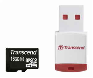 Transcend MicroSDHC 16GB + Adaptér / 600x Class 10 UHS-I MLC