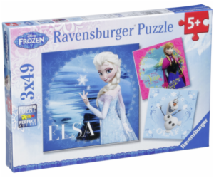 Ravensburger Elsa, Anna & Olaf 3 X 49 pcs Puzzle  Disney ...