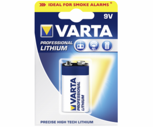 10x1 Varta Professional Lithium 9V block 6 LR 61    PU in...