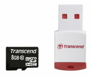 Transcend MicroSDHC 8GB + Adaptér / 600x Class 10 UHS-I MLC