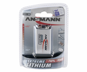 1 Ansmann Lithium 9V-Block extreme