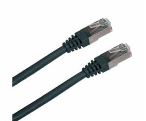 Patch cord FTP cat5e 2M černý