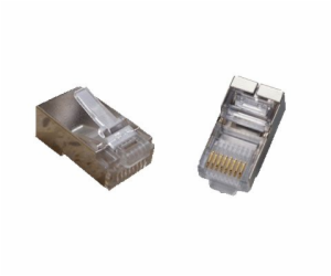 DATACOM Plug STP CAT5E 8p8c- RJ45 lanko - 100-pack