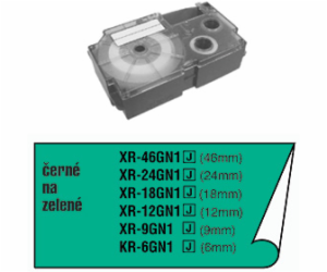 XR 12 GN1 BARVÍCÍ PÁSKA CASIO