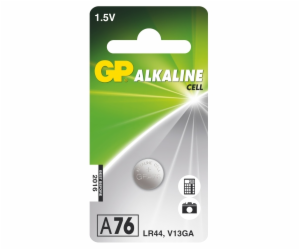 GP baterie LR44 (A76) 1.5V alkalická, 125mAh