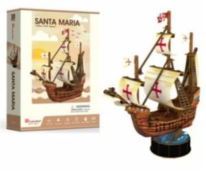 CubicFun - Puzzle 3D Santa Maria - 93 dílků