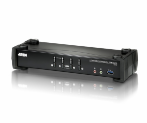 ATEN KVM switch CS-1924, 4-Port USB 3.0 4K DisplayPort (4...