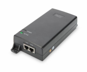 DIGITUS PoE Ultra Injector, 802.3at, 10/100/1000 Mbps Out...