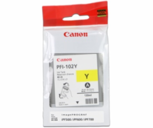 CANON INK PFI-102 YELLOW  iPF-500, 600, 700