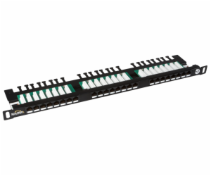 Solarix SX24HD-5E-UTP-BK 19" Patch panel Solarix 24xRJ45 ...