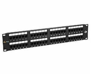 Solarix SX48-5E-UTP-BK 19" Patch panel Solarix 48 x RJ45 ...