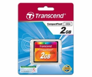 Transcend 2GB CF (133X) paměťová karta (MLC)