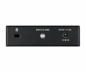 D-Link DGS-1005P 5-port Gigabit Desktop PoE+ Switch, 4 po...