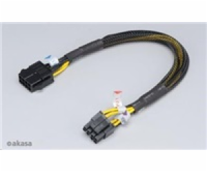 AKASA kabel  prodloužení k 8pin ATX PSU, 30cm