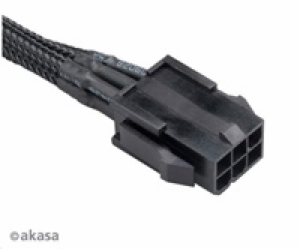 AKASA kabel FLEXA V6 prodloužení k 6pin VGA PSU, 40cm