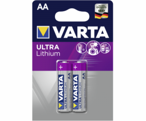 1x2 Varta Professional Lithium Mignon AA LR 6