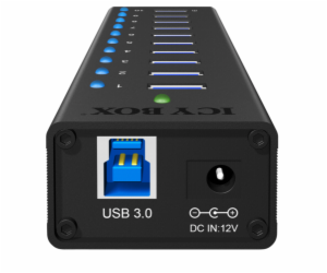 Raidsonic ICY BOX IB-AC6110 10-Port USB 3.0 Hub