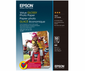 Epson Value Glossy Photo Paper A 4, 50 Sheet, 183 g S 400036