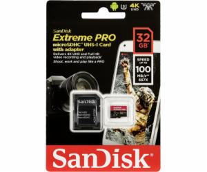 SanDisk microSDHC A1 100MB  32GB extreme Pro SDSQXCG-032G...