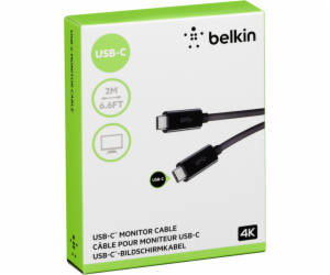 Belkin USB-C/USB-C Monitor-kabel 2m 100W cerna    F2CU049...