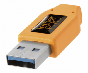 Tether Tools USB 3.0 zu USB-C 4,60m oranzova