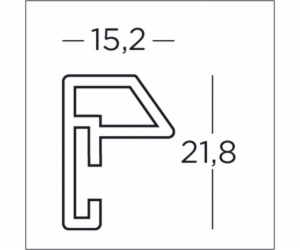 Walther Steel Style        30x40 plast zlata ES040G