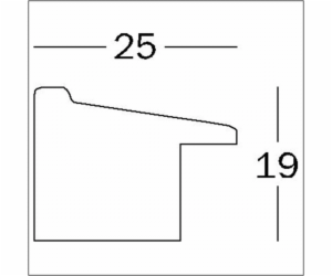 Walther Bohemian           20x30 plast krem. EN030C