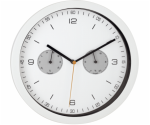 Mebus 52826 white Radio controlled Wall Clock