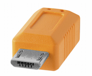 Tether Tools USB-C zu 2.0 Micro- B 5-Pin 4,60m oranzova